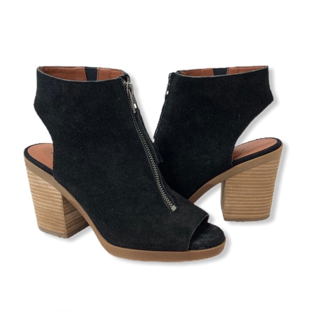 Lucky Brand Obaha Open Zipper Boots